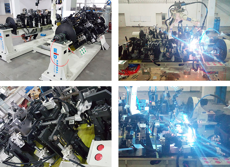 汽車零部件機器人雙工位焊接工作站案例！